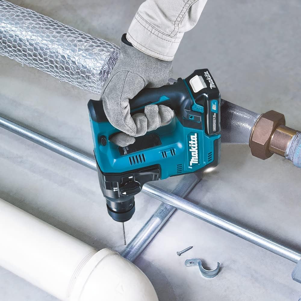 Martillo electroneumático 10,8V con accesorios 2bat 2.0Ah + Cargador + Maletín Makita HR140DSAE1