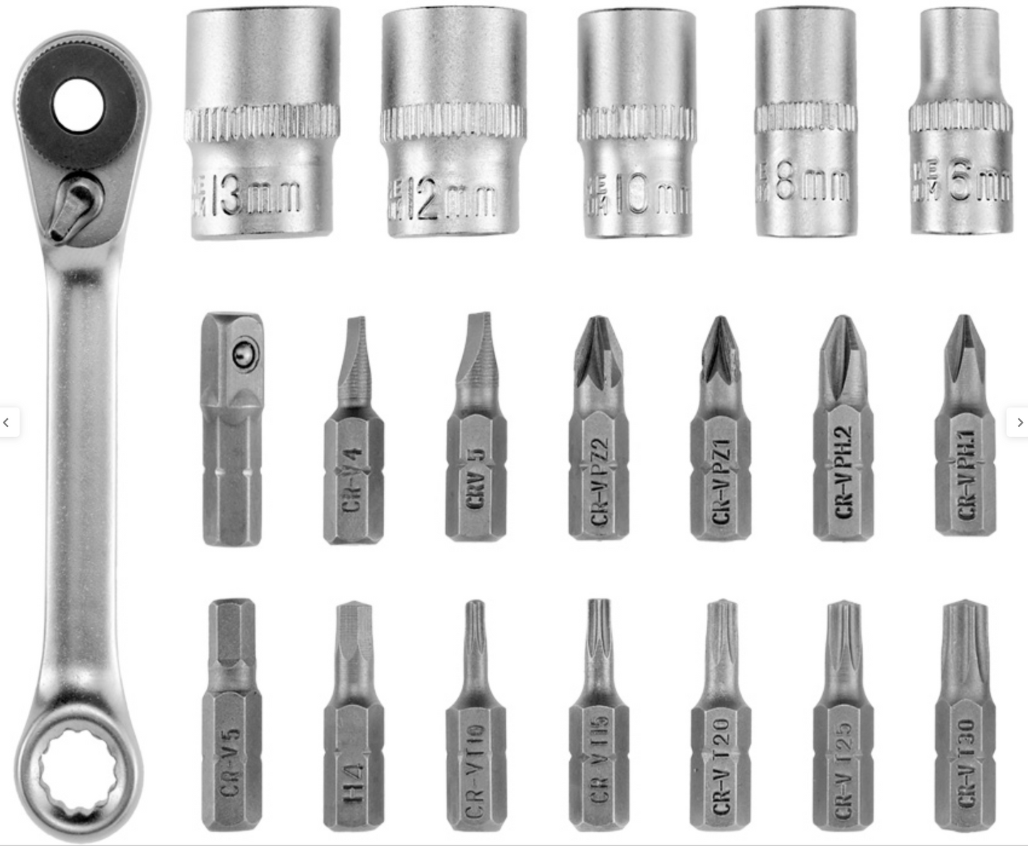 KWB 49118584 20-piece screwdriver bit and impact socket set