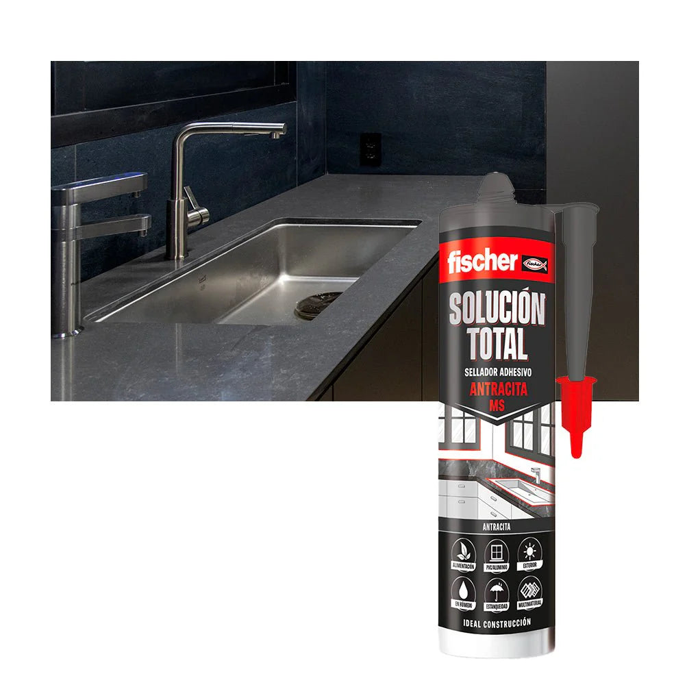 MS Adhesive Sealant Cartridge Total Solution 290ml Fischer