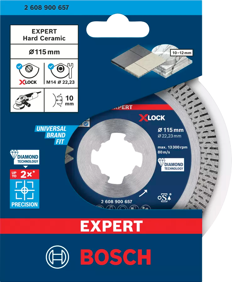 Diamond blade 115mm Expert Hard Ceramic Bosch