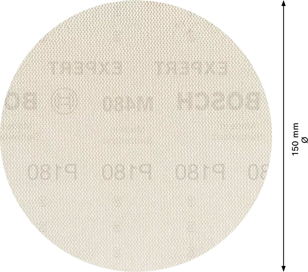 EXPERT M480 150mm 180g sanding mesh for Bosch orbital sanders, 5 units