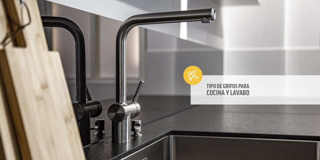 Tipos de grifos para cocina y lavabo: cuál conviene comprar
