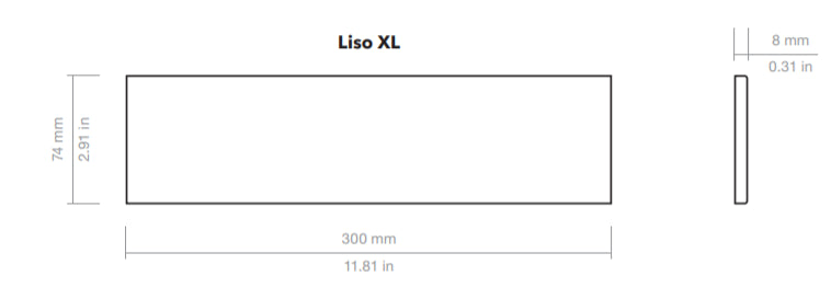 Caja 23 Pz Revestimiento Liso Xl Sky 7,5x30 Wow WOW - 4