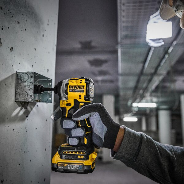 Dewalt DCF850E2T XR 18V ​​POWERSTACK compact brushless impact screwdriver