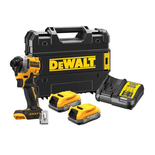 Dewalt DCF850E2T XR 18V ​​POWERSTACK compact brushless impact screwdriver