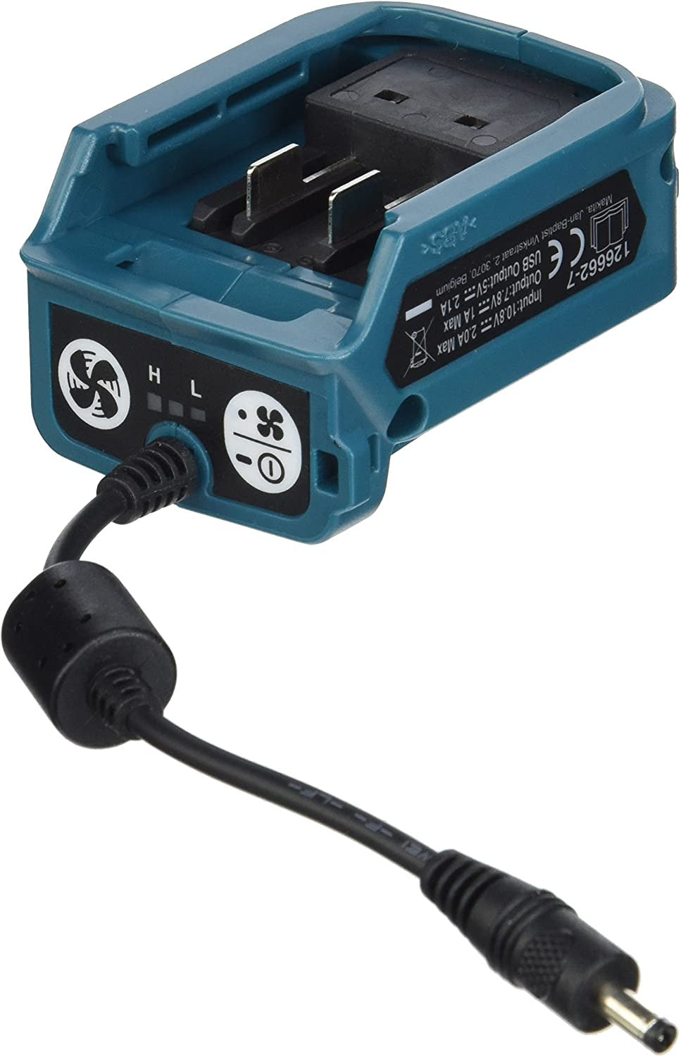 Adaptador de batería para chaqueta ventilada 10.8V Makita 198634-2 MAKITA - 2