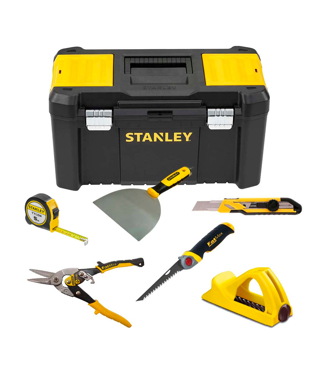 Kit herramientas manuales para Panel Yeso 7 piezas Stanley CPROF666