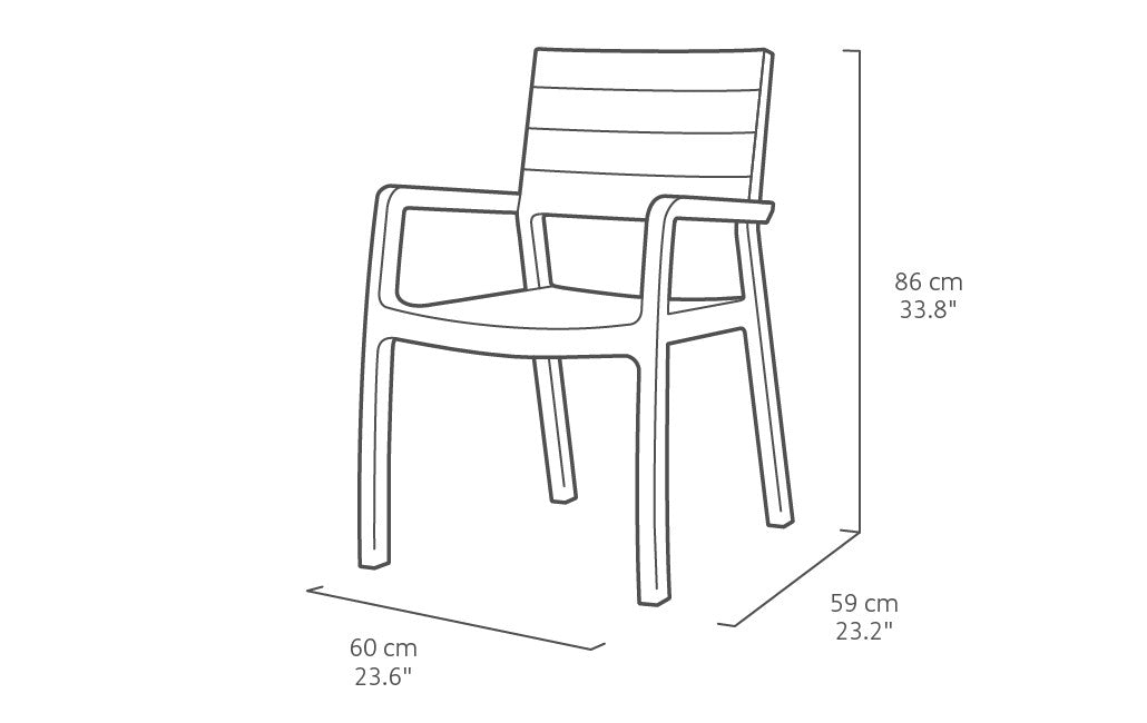 Sillón de Jardín Harmony Keter CURVER - 2