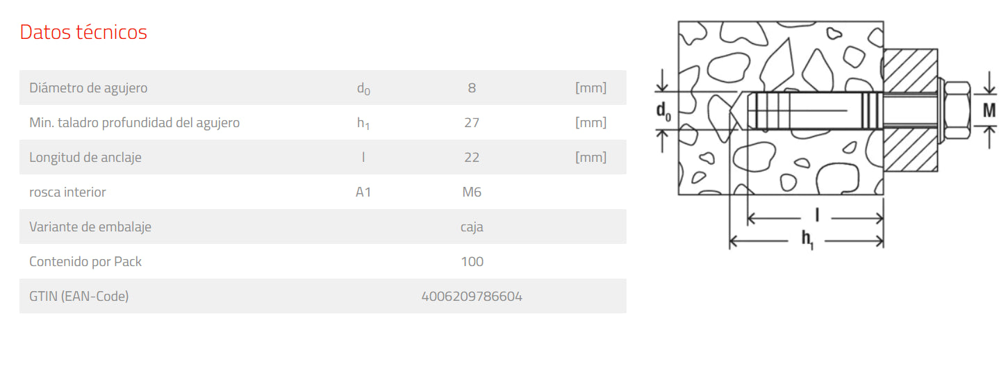 Taco Laton MS 6 x 22 Fischer FISCHER - 5