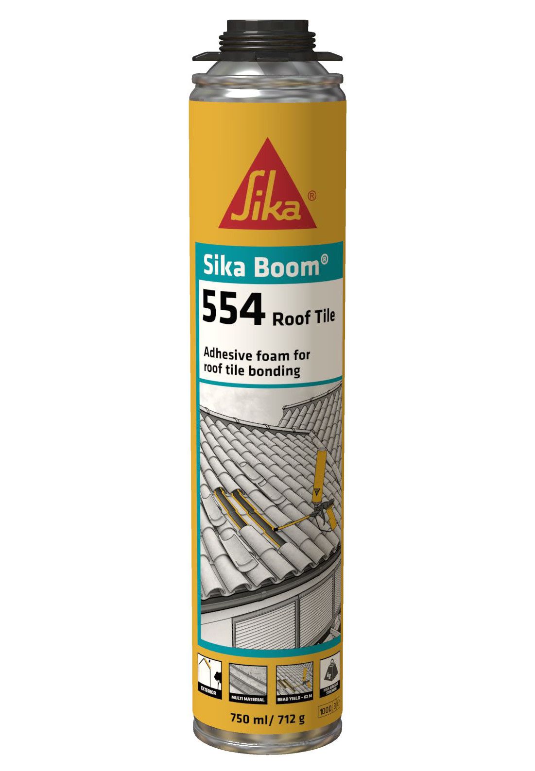 Cartucho espuma para pegado de tejas Sika Boom-554 Roof file 750ml Sika SIKA - 1