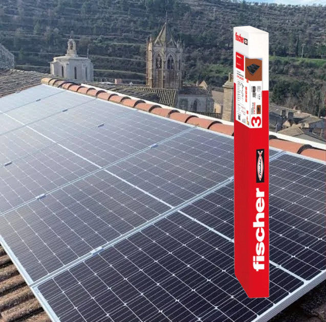 Kit Solar-Fix para Estructura Coplanar 3 módulos Fischer FISCHER - 13