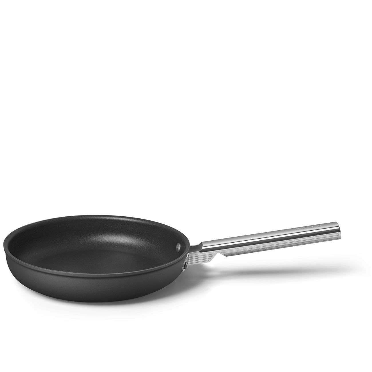 Set of 4 Smeg Matte Black Non-Stick Frying Pans