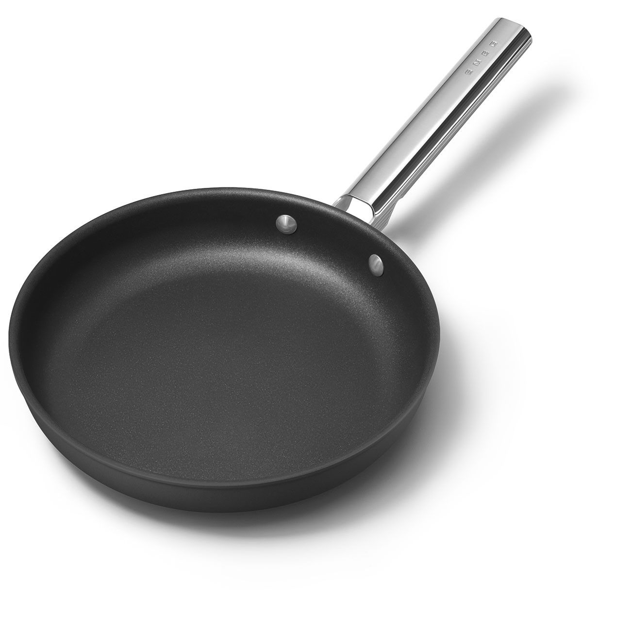 Set of 4 Smeg Matte Black Non-Stick Frying Pans