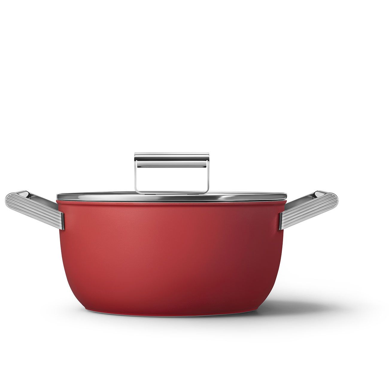 Smeg Matte Red Pot Set