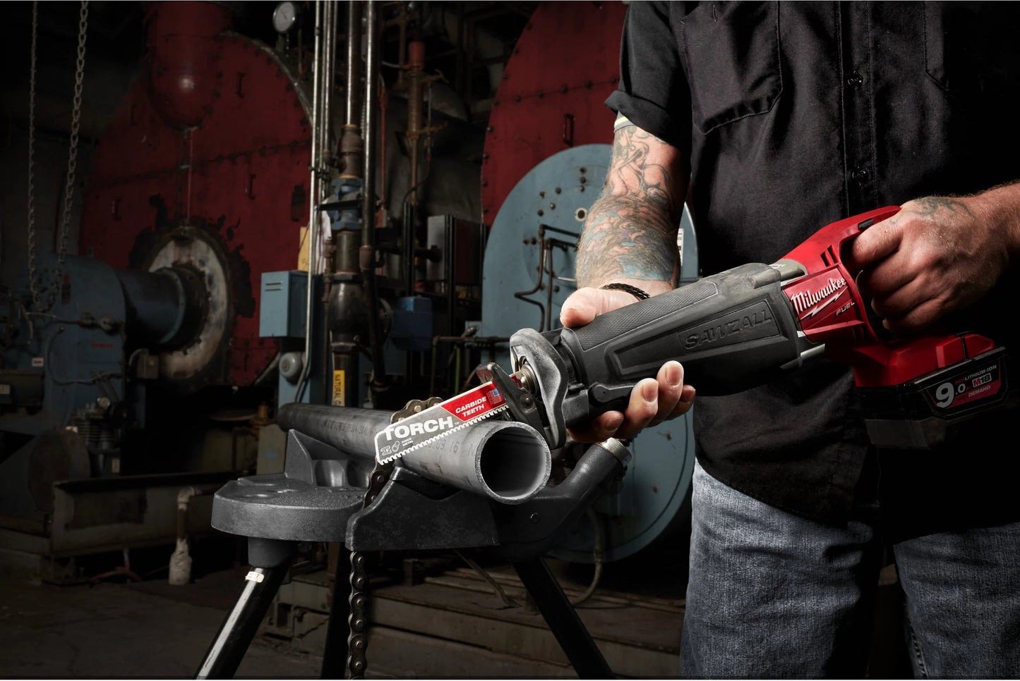 Milwaukee Heavy-Duty TCT Torch Carbide Metal Reciprocating Saw Blades, 300x10mm