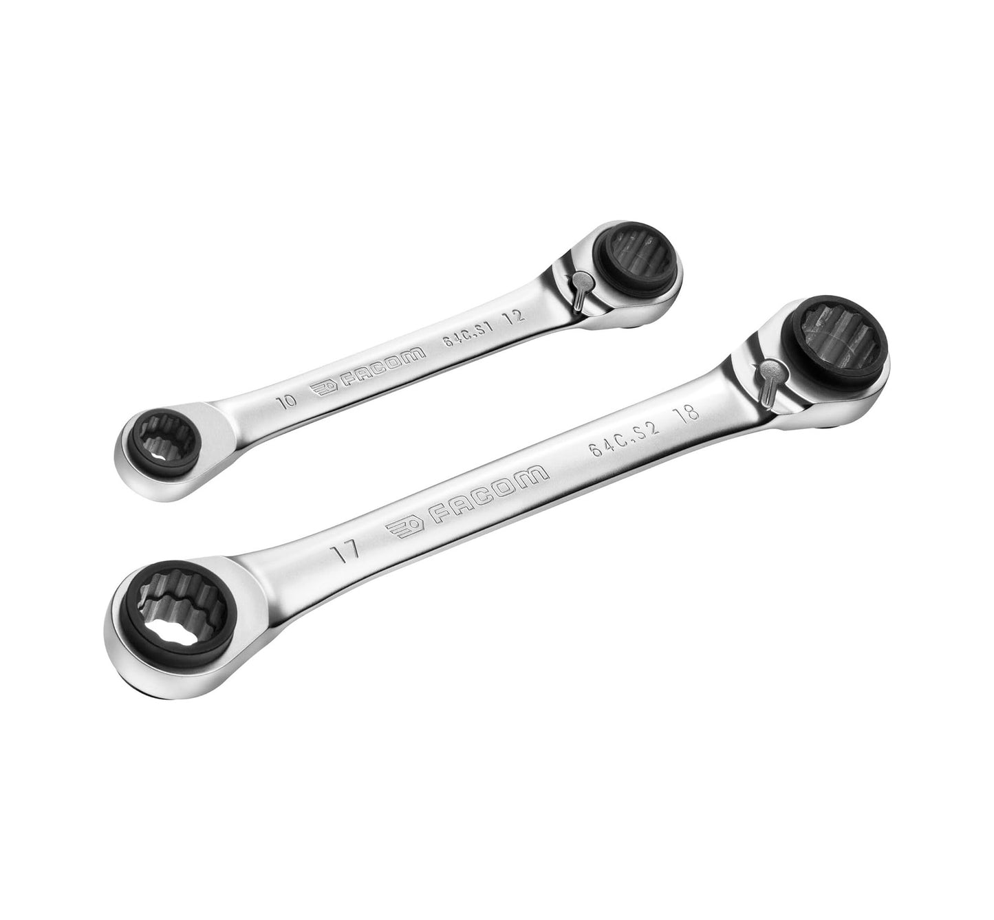 Facom 64C.J2PB ratchet wrench set of 2