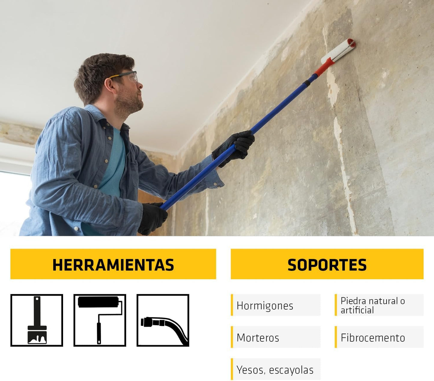 Resina de unión Imprimación de adherencia para morteros y yesos Sika Top 50
