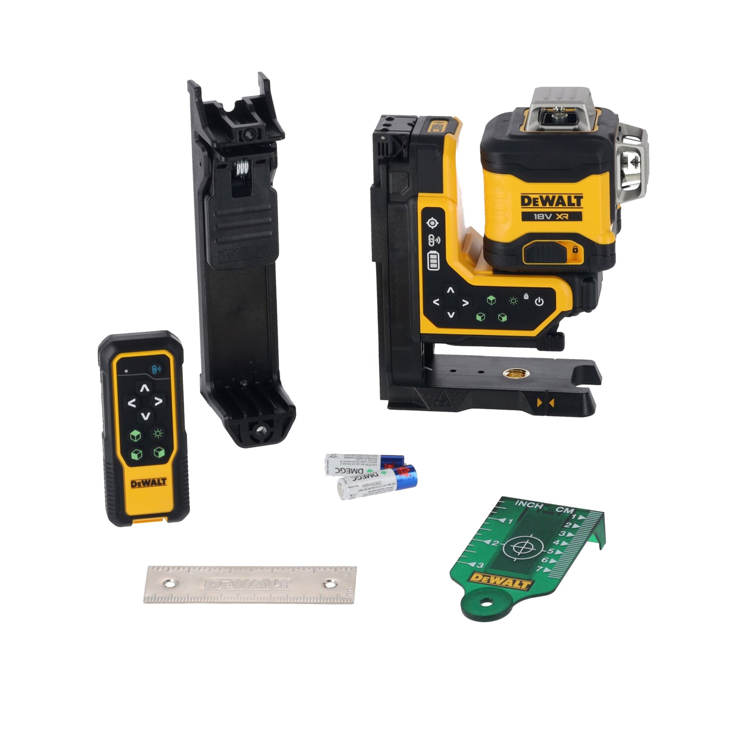 Nivel láser autonivelante Verde con control remoto de 3 lineas 360º XR 18V Dewalt DCLE34035B