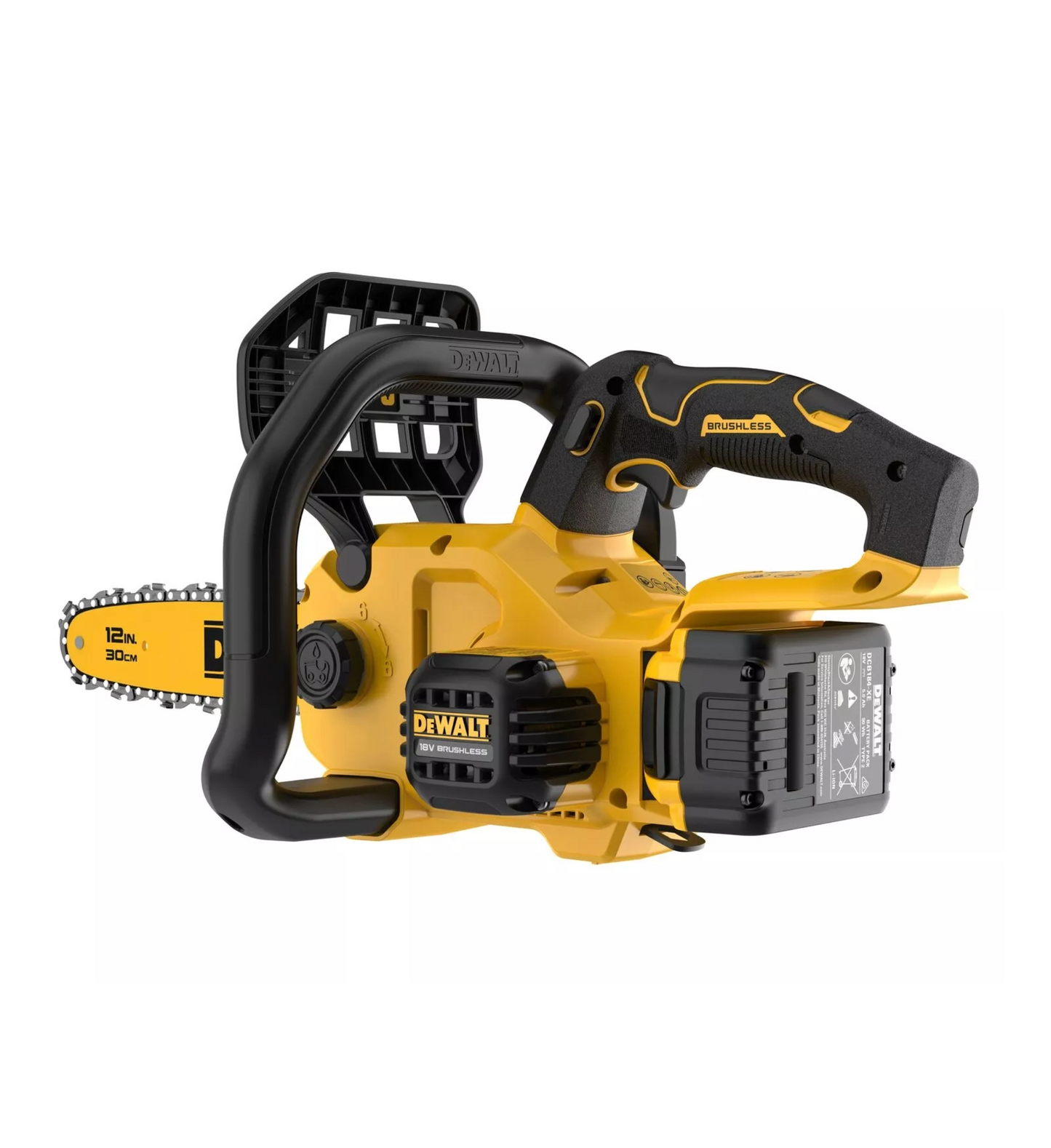 Dewalt XR 18V 30cm Compact Chainsaw with Battery and Charger DCMCS565P1