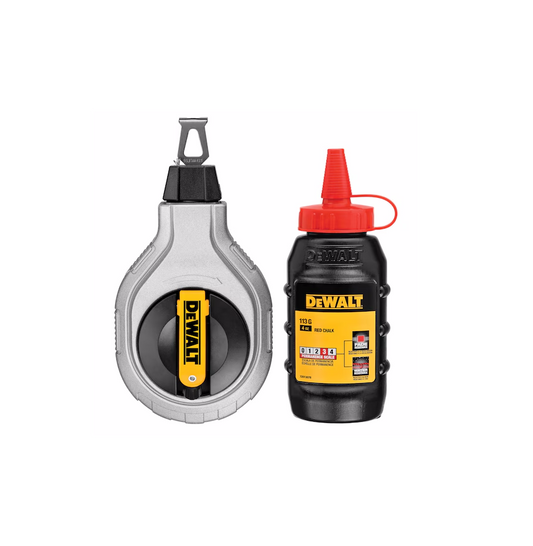 Tiralíneas 30m con tiza roja Dewalt DWHT47408-0