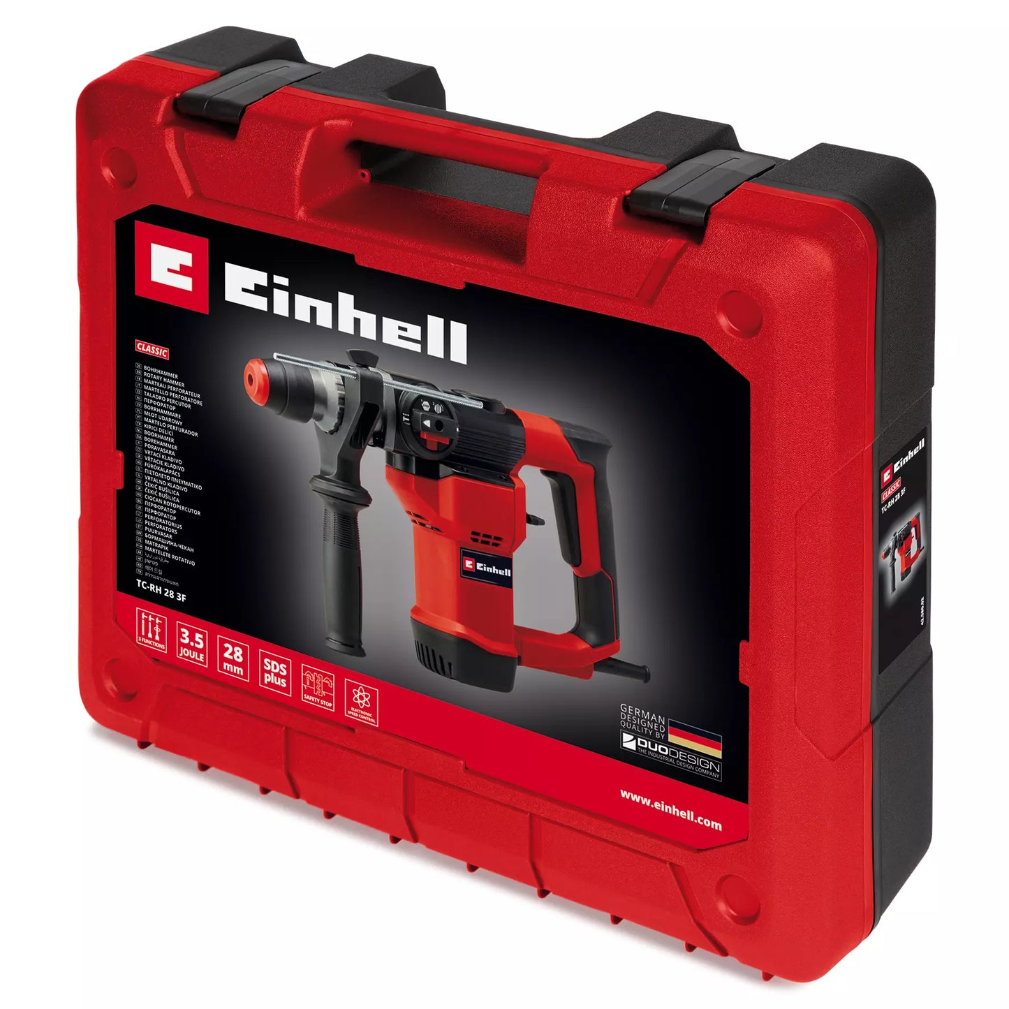 Martillo perforador SDS-Plus 950W 3,5J Einhell TC-RH 28 3F