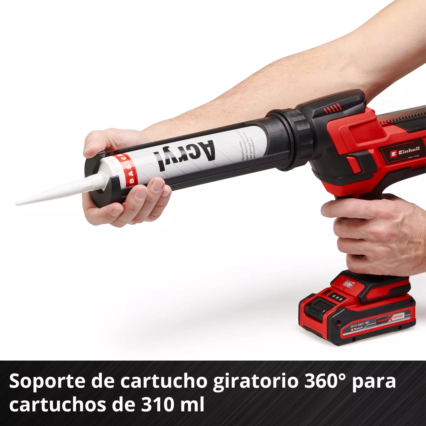 18V 310ml Einhell TE-SG 18/10 Li Silicone Gun - Solo