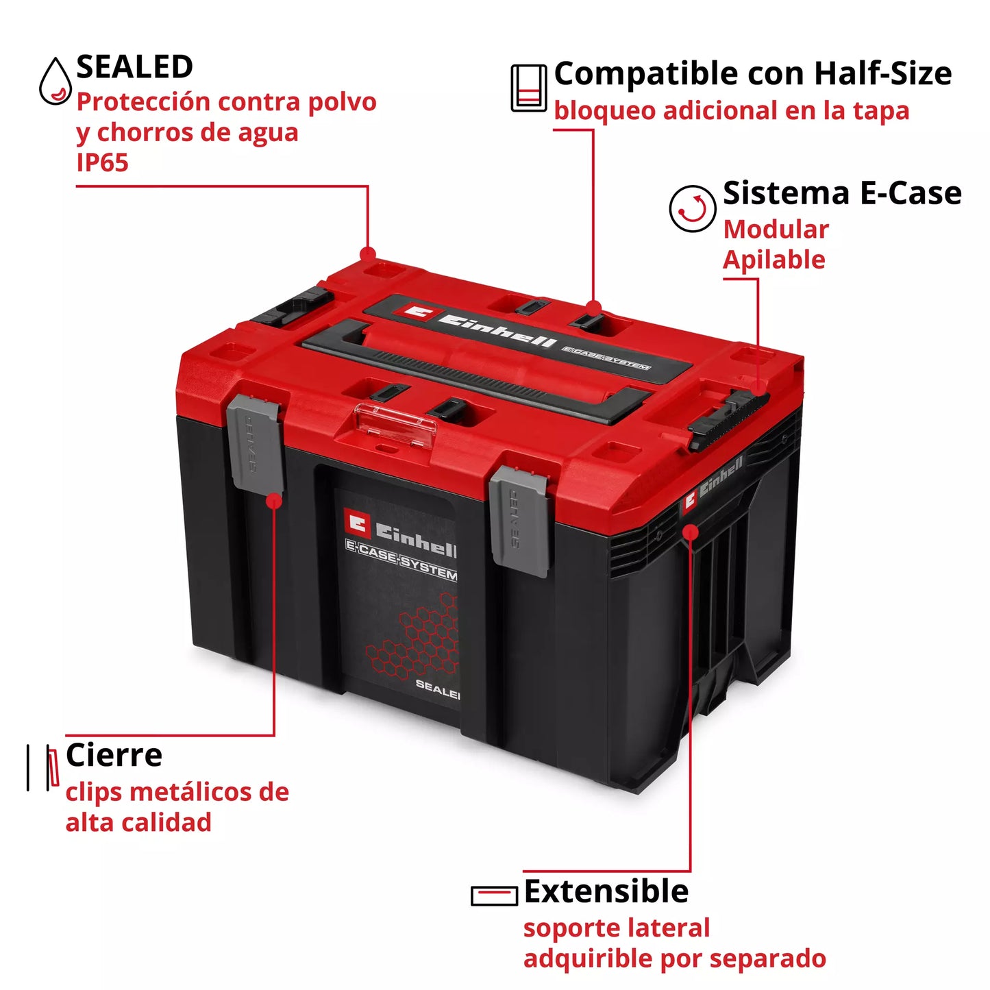 Einhell E-Case M SEALED deep case