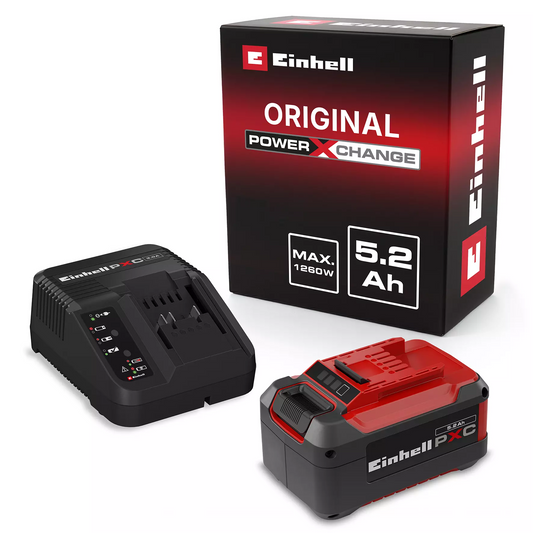 Set batería 5,2Ah y cargador PXC Einhell