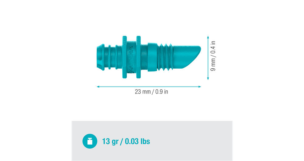 End line drip head 2l/h 25 units Gardena 13307-20