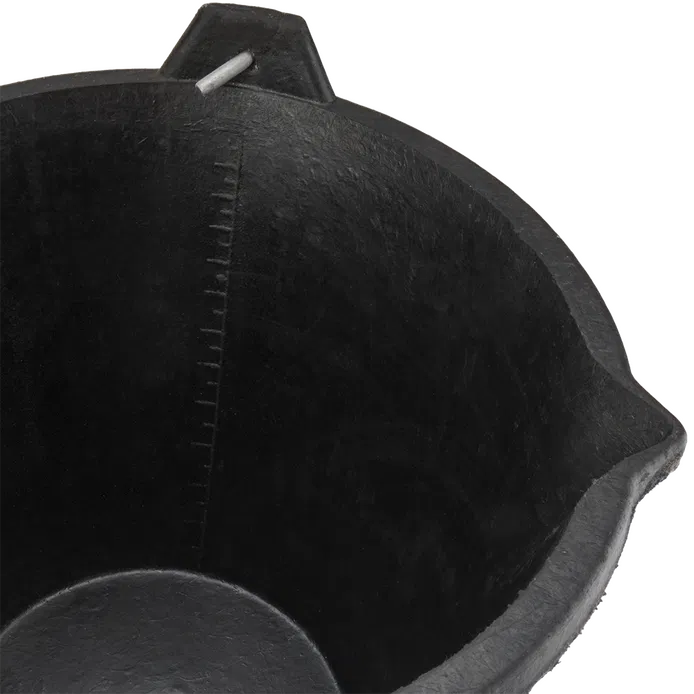 Bellota BKCIND12BM 12L Industrial Rubber Bucket with Metal Handle