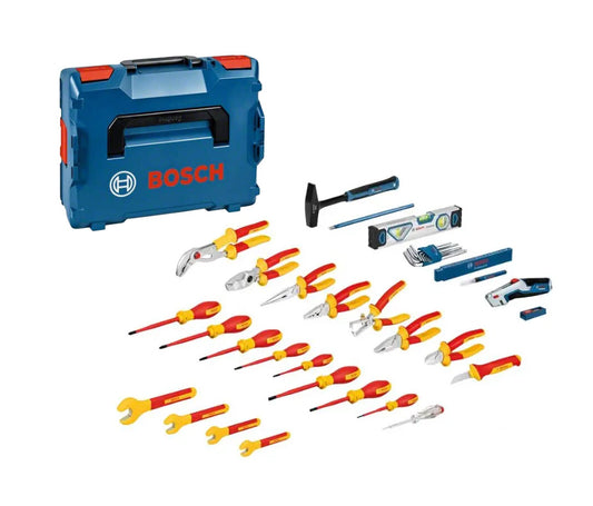 37-piece VDE electrician’s set in a Bosch L-BOXX case