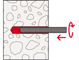 Taco químico Fischer FIS EB II 390 S 390 ml