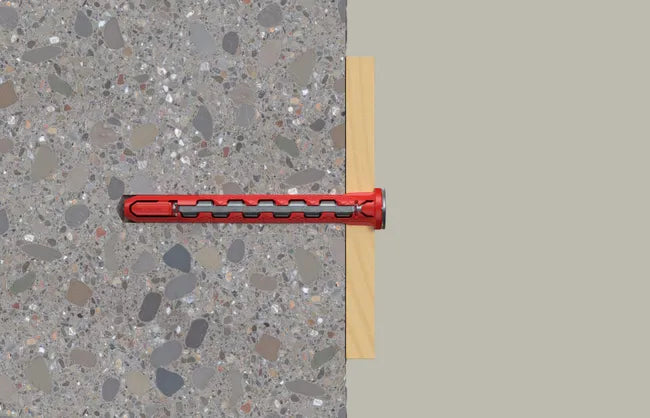 Caja 4 tacos nylon y acero HybridPower 10x90 FUS Fischer