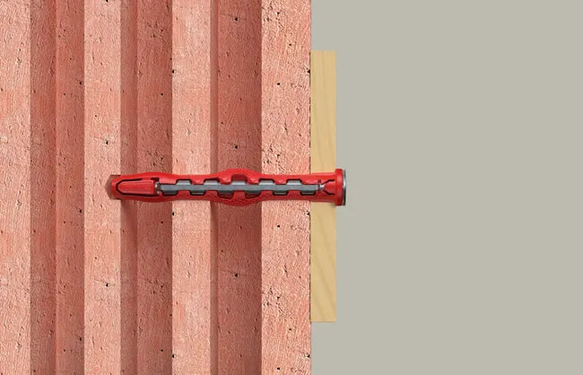 Caja 4 tacos nylon y acero HybridPower 10x90 FUS Fischer