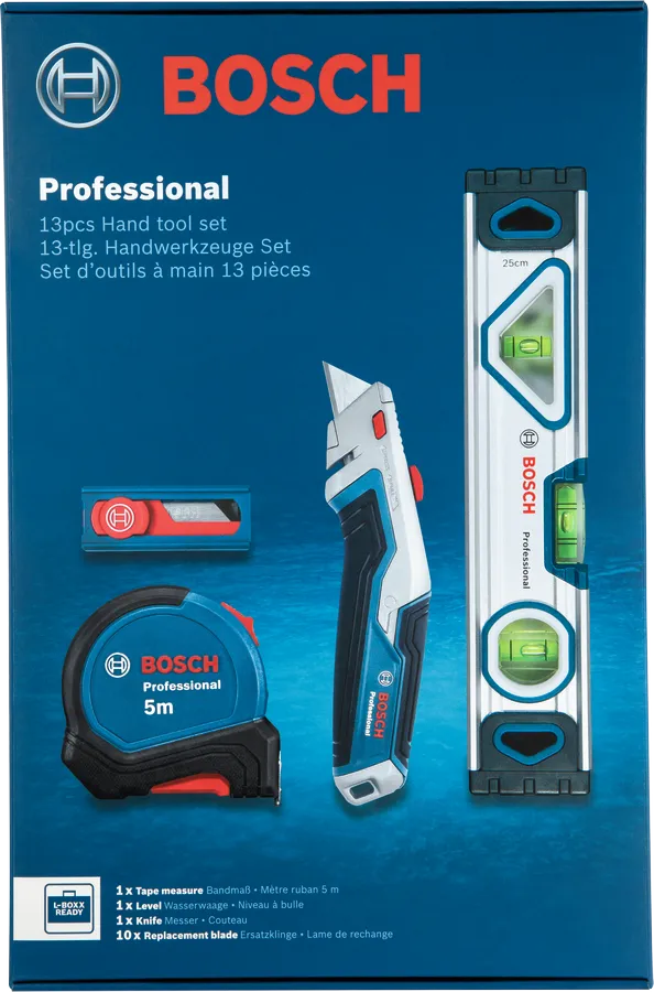 Bosch Pro 13-Piece Hand Tool Set