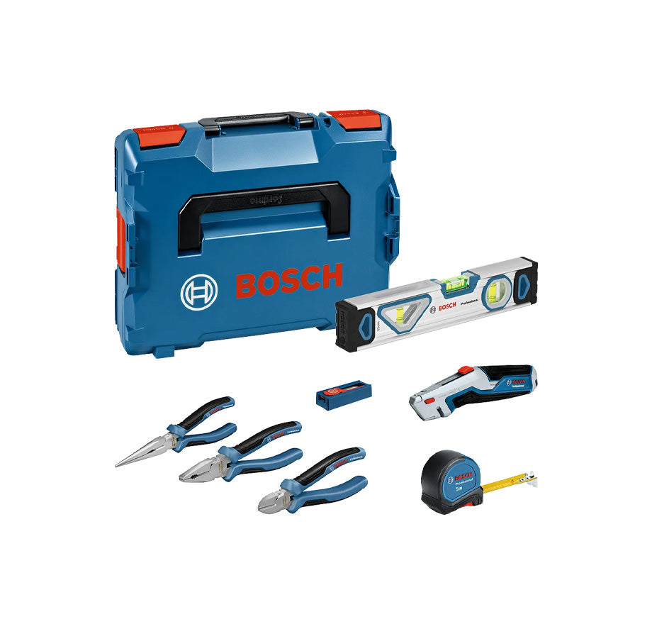 Set de 16 herramientas manuales con maletín Pro Bosch