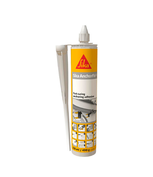 Cartucho Adhesivo de curado rápido para anclajes Componente A+B 300ml Sika AnchorFix-1